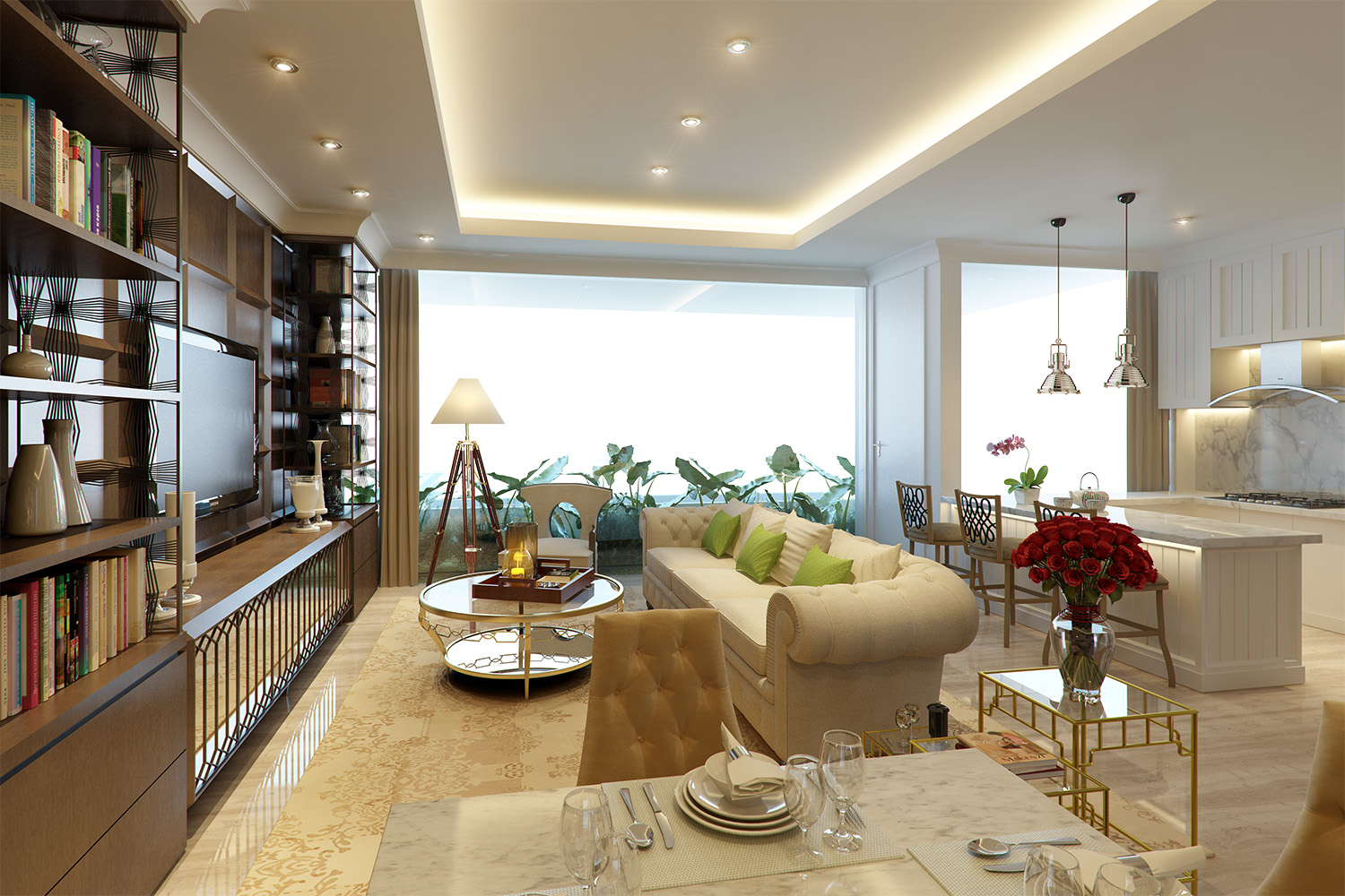 Interior Design Modern Living Room Pondok Indah Townhouse